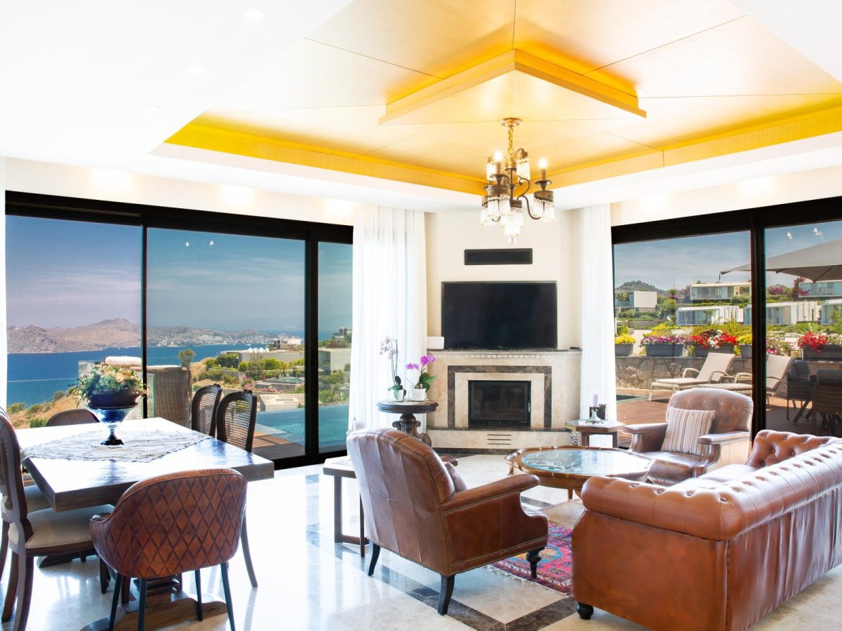 Yalıkavak\'ta Özel Havuzlu 6 Yatak Odalı Kiralık Tatil Villası