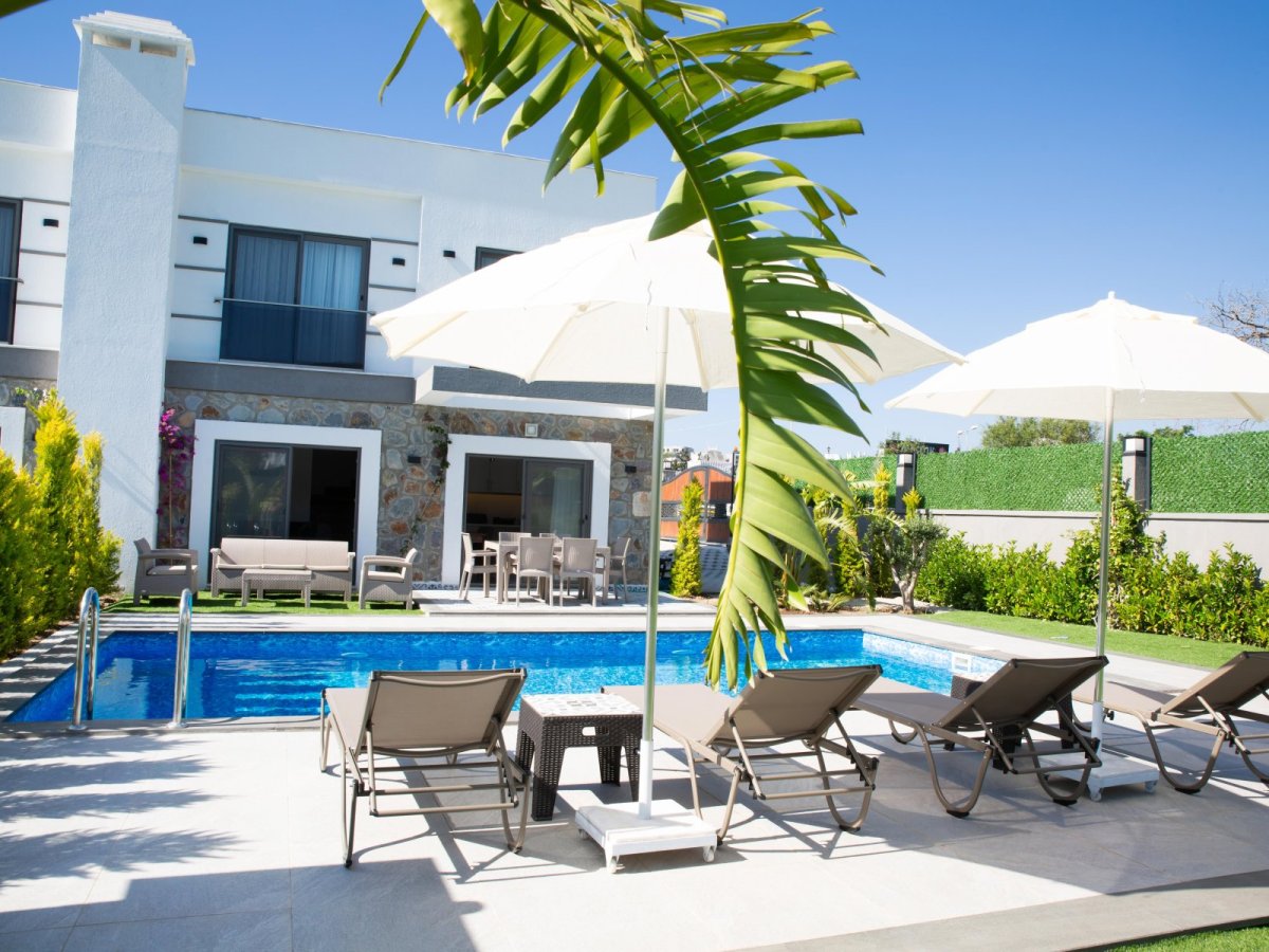 Bodrum Yalıkavak Özel Havuzlu 2 Yatak Odalı Yazlık Villa