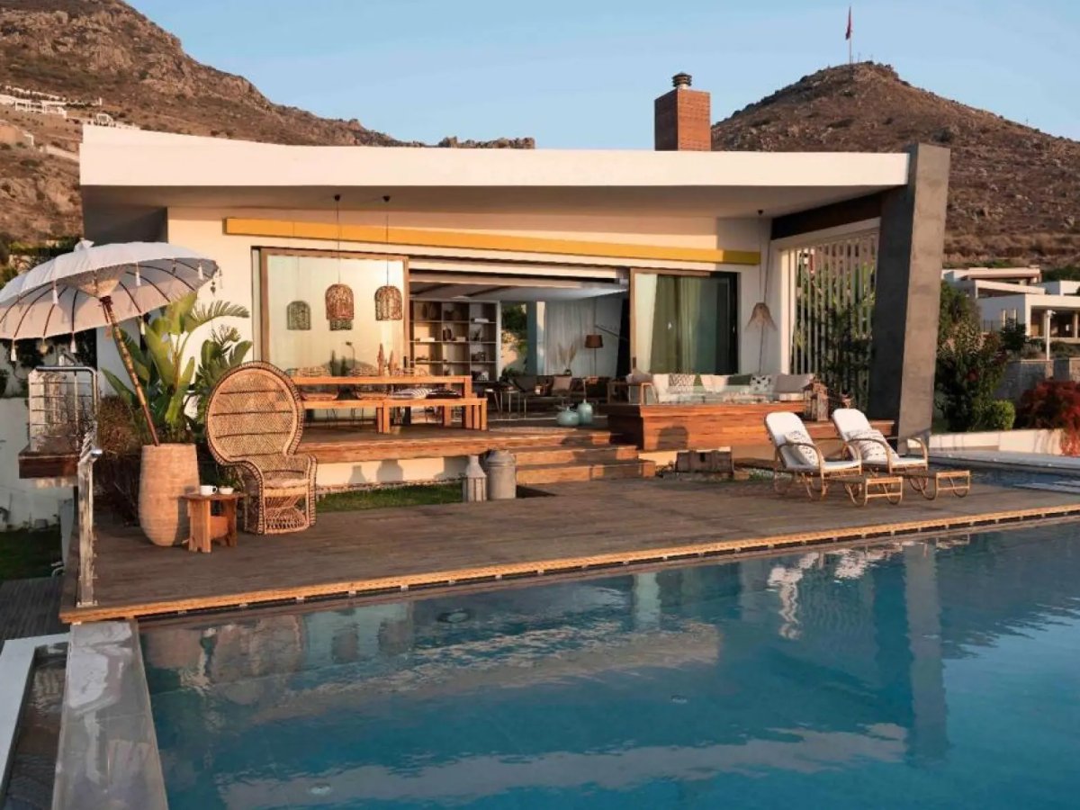 Bodrum Turgutreis 6 Odalı Deniz Manzaralı Villa Ege