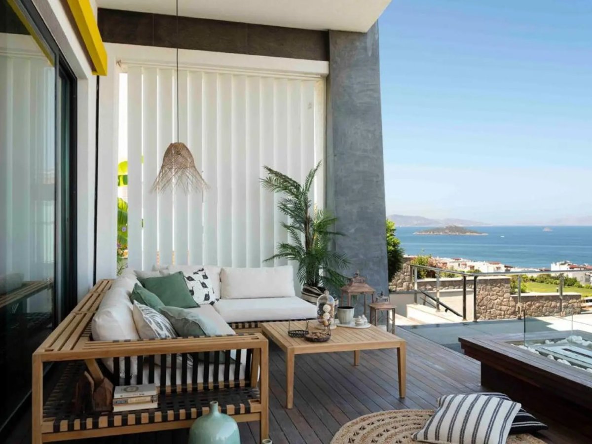 Bodrum Turgutreis 6 Odalı Deniz Manzaralı Villa Ege