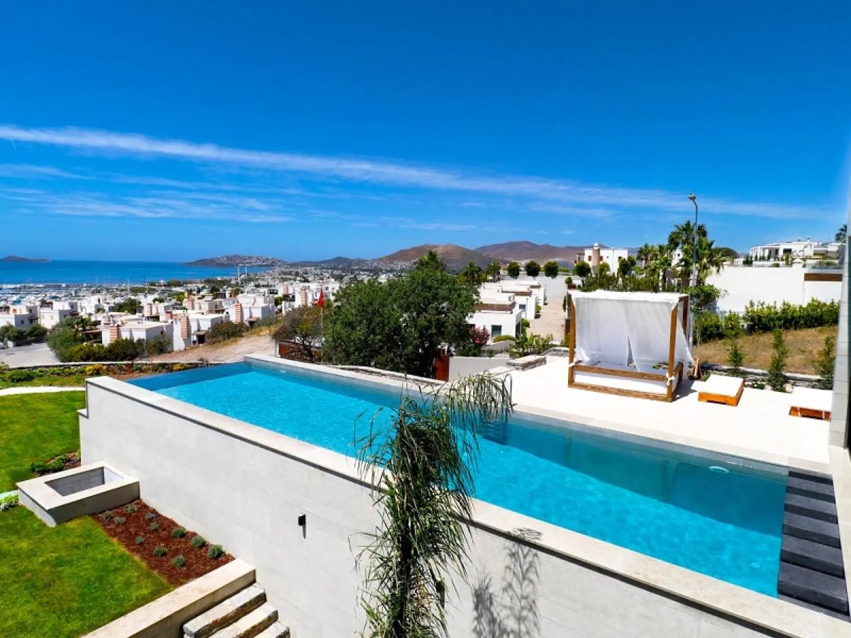 Bodrum Turgutreis 6 Odalı Deniz Manzaralı Villa Vista