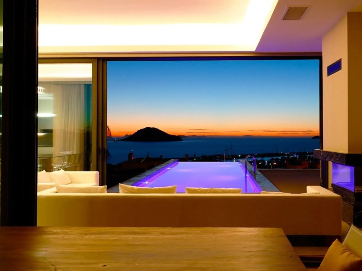 Bodrum Turgutreis 6 Odalı Deniz Manzaralı Villa Vista