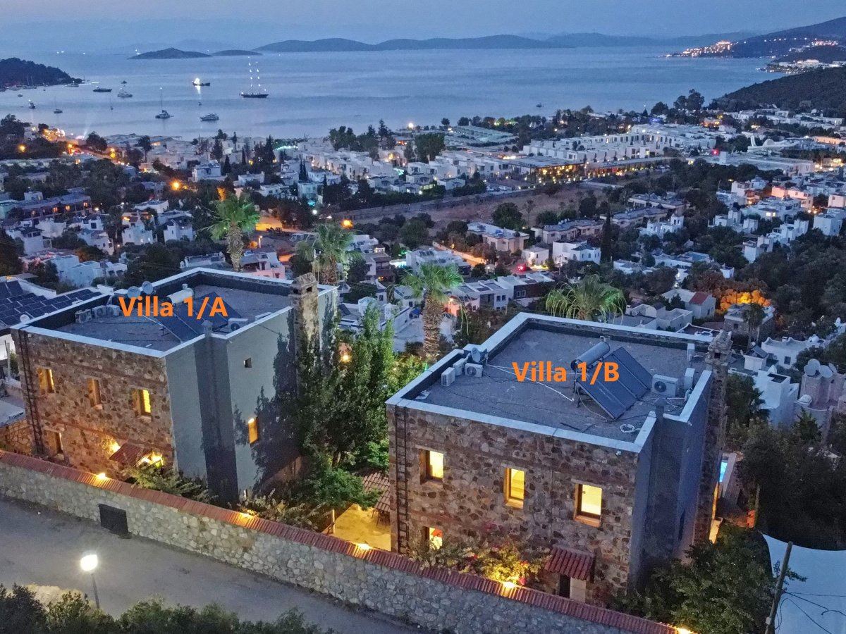 Bodrum Torba'da 5 yatak odalı Özel havuzlu Villa Bay