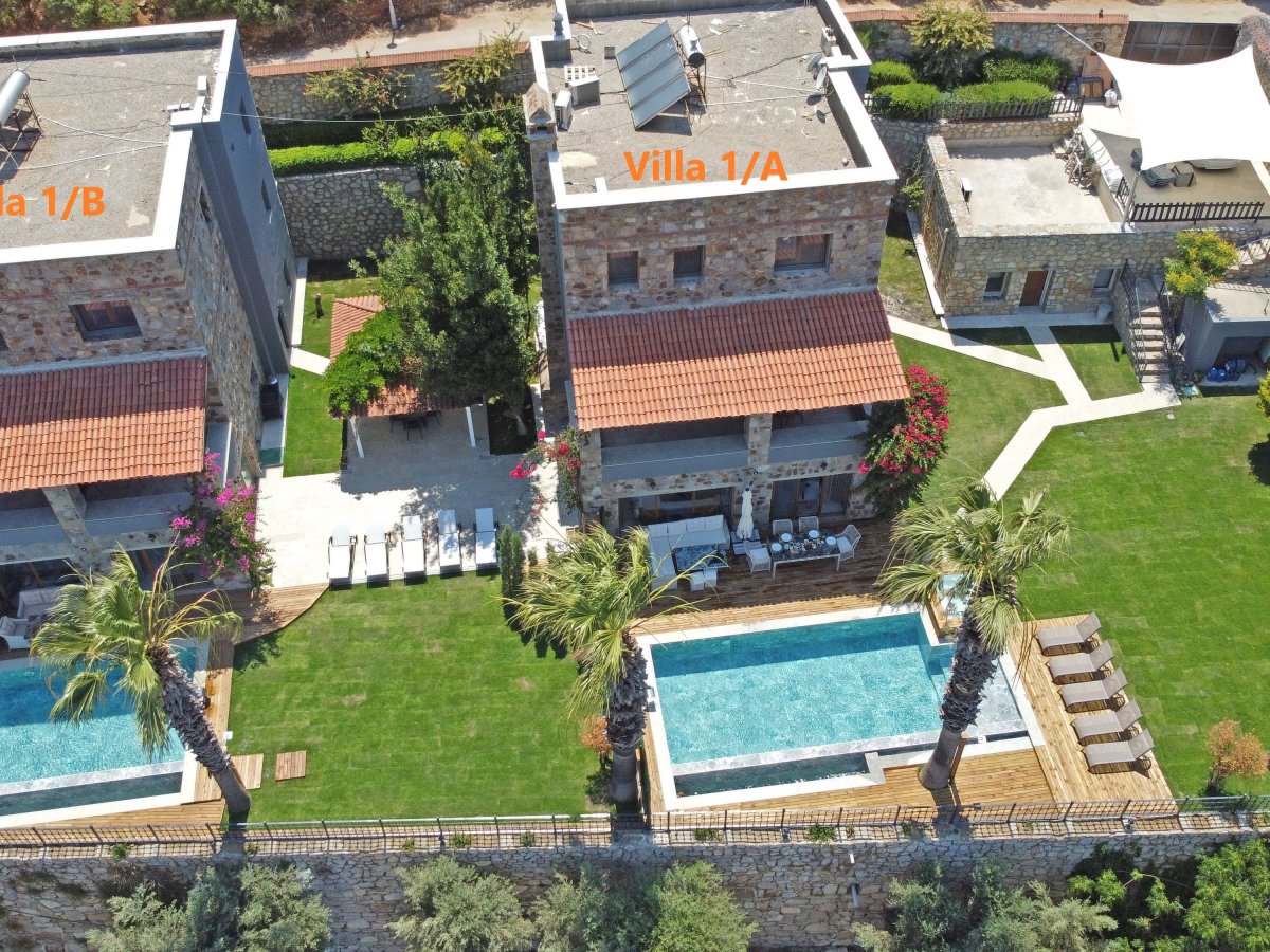 Bodrum Torba'da 5 yatak odalı Özel havuzlu Villa Bay