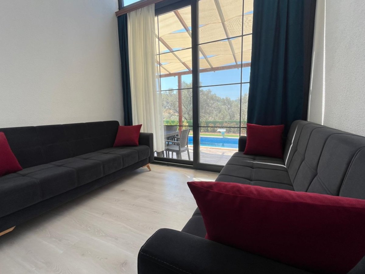 Bodrum Çiftlik'te 3 yatak odalı Özel havuzlu Villa Olive