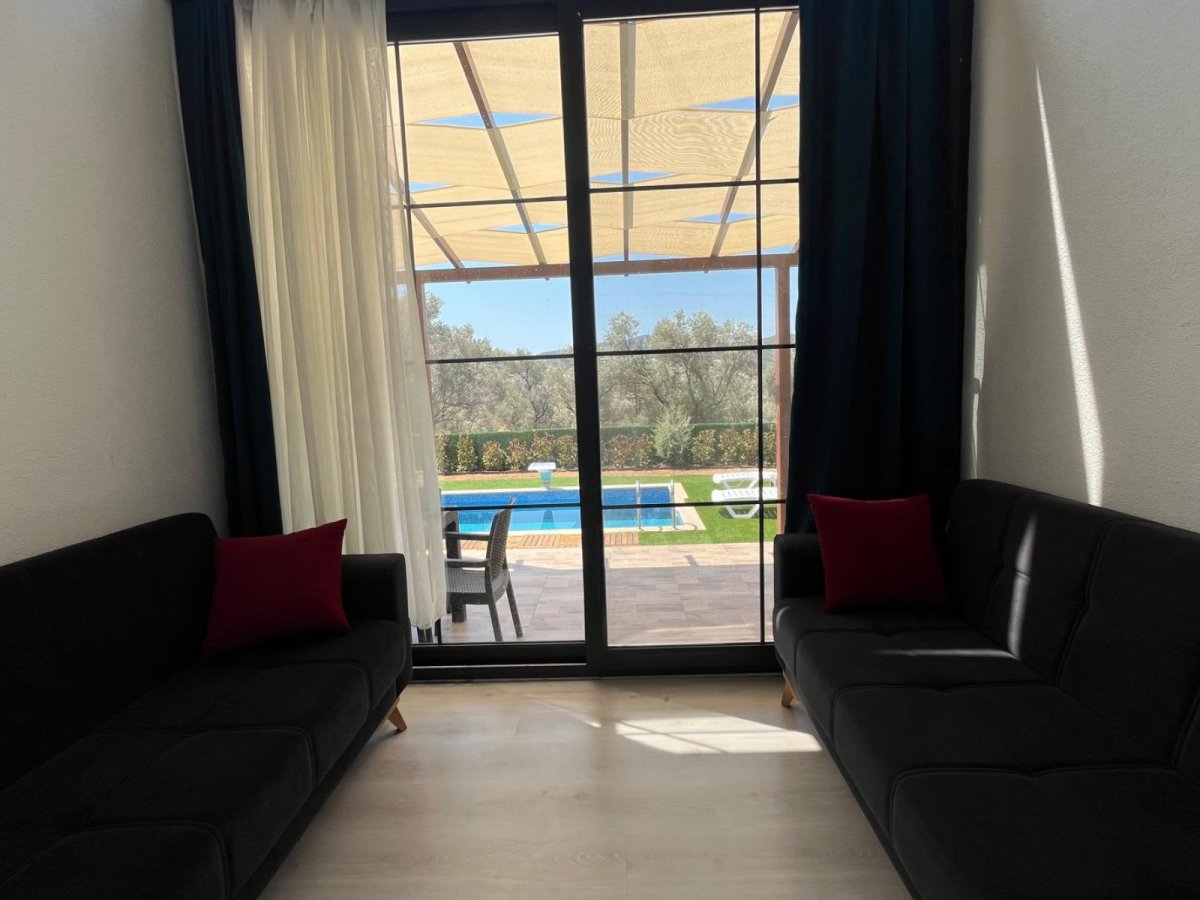 Bodrum Çiftlik'te 3 yatak odalı Özel havuzlu Villa Olive