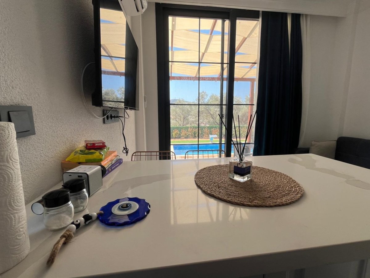 Bodrum Çiftlik'te 3 yatak odalı Özel havuzlu Villa Olive