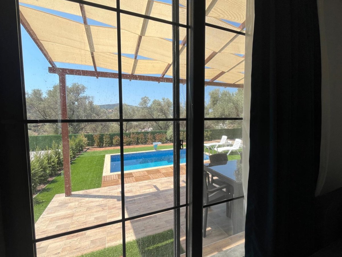 Bodrum Çiftlik'te 3 yatak odalı Özel havuzlu Villa Olive