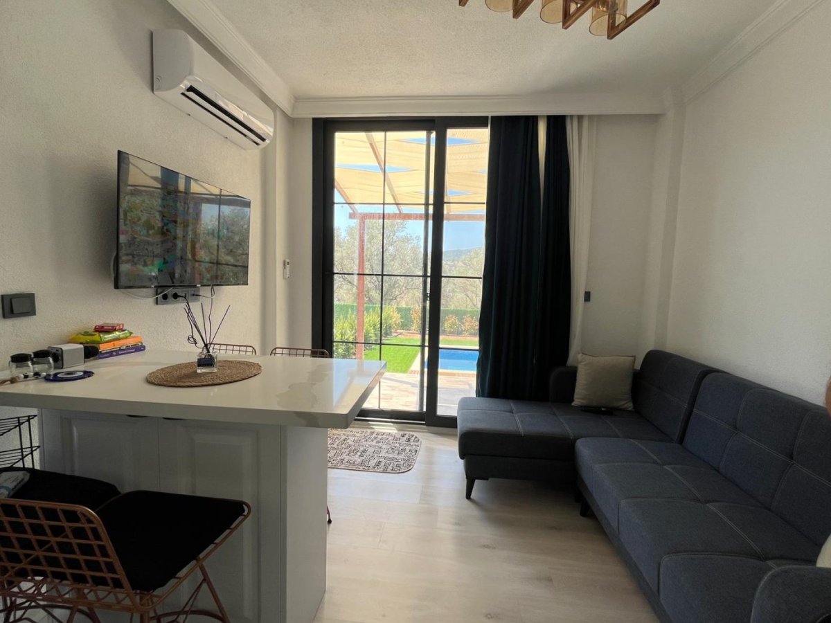 Bodrum Çiftlik'te 3 yatak odalı Özel havuzlu Villa Olive