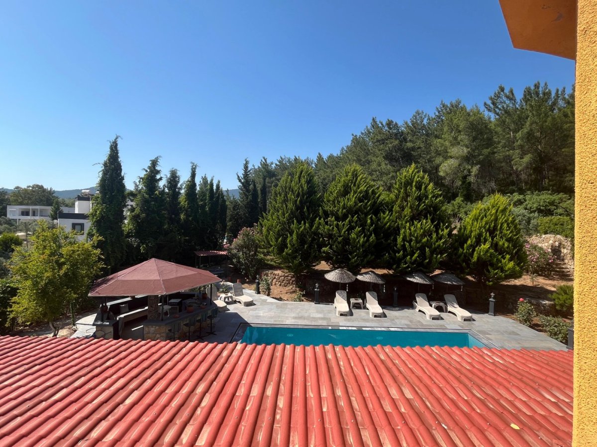 Bodrum Kuyucak 4 odalı Muhteşem Özel Havuzlu Villa