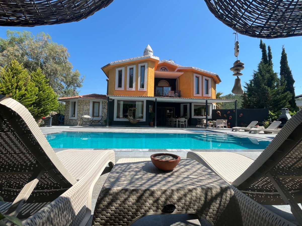 Bodrum Kuyucak 4 odalı Muhteşem Özel Havuzlu Villa