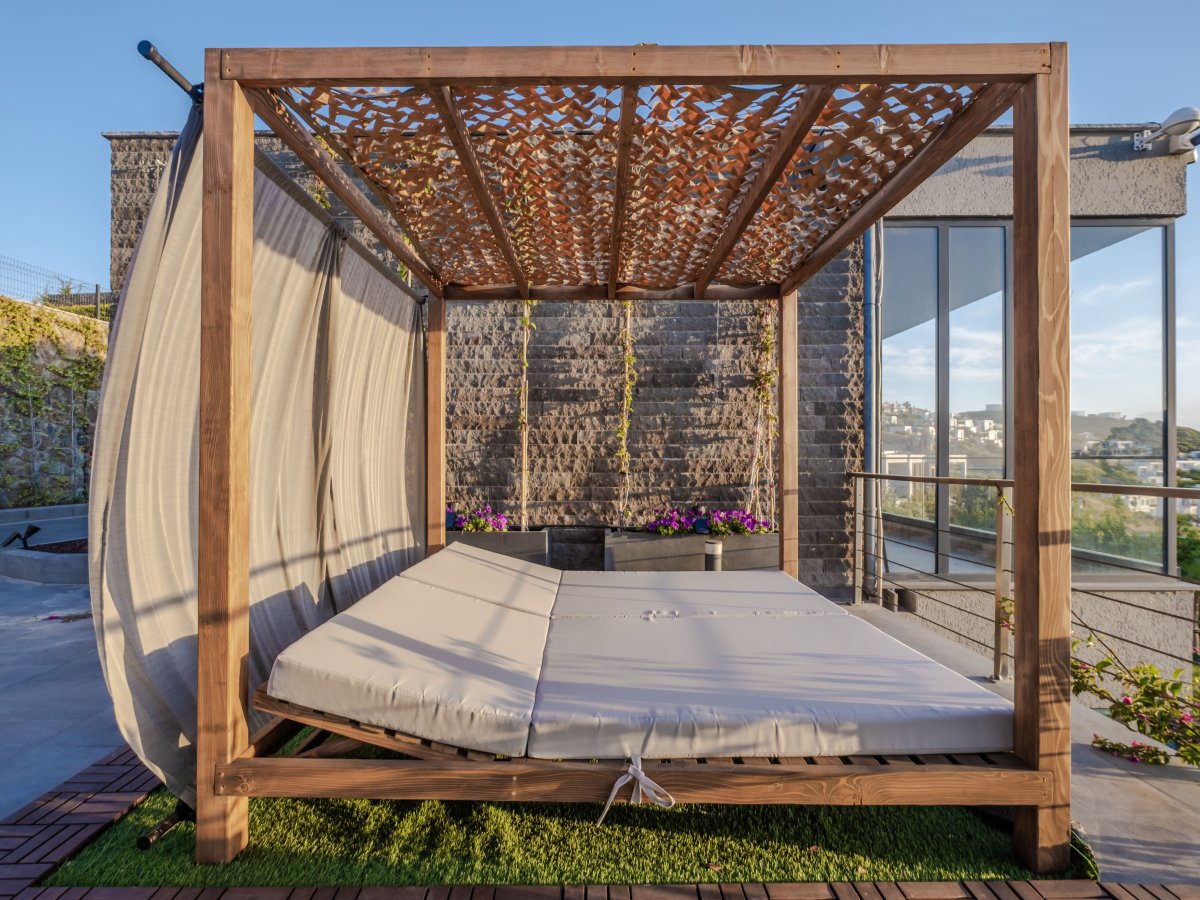 Bodrum Yalıkavakta 4 yatak odalı özel havuzlu Villa Sunset