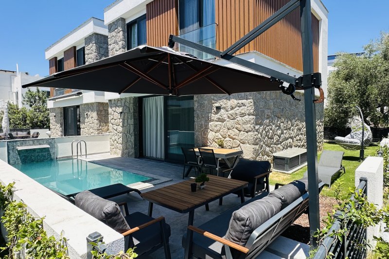 Gümbet 2+1 Havuzlu Bahçeli Villa Prime 1