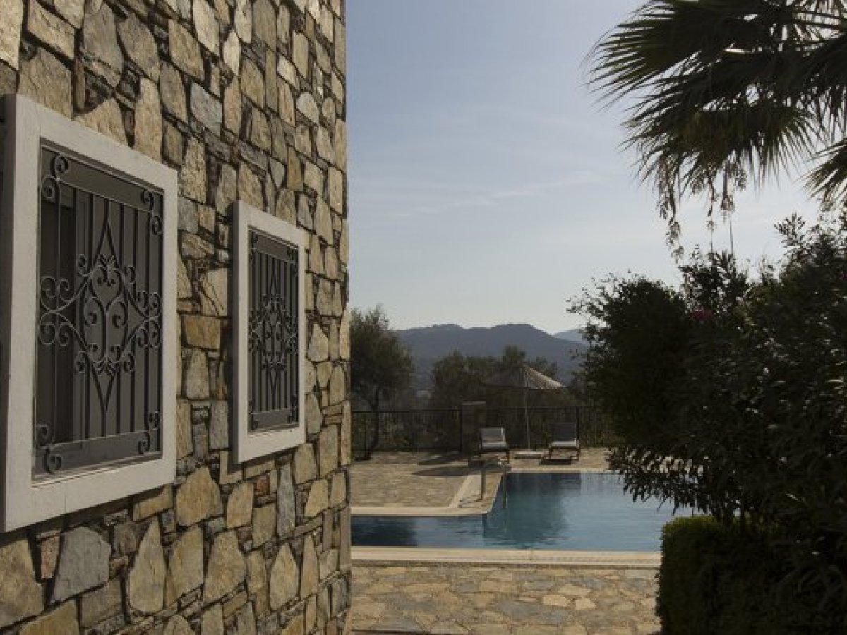 Stone Villa with Private Pool for Rent in Bodrum Dereköy