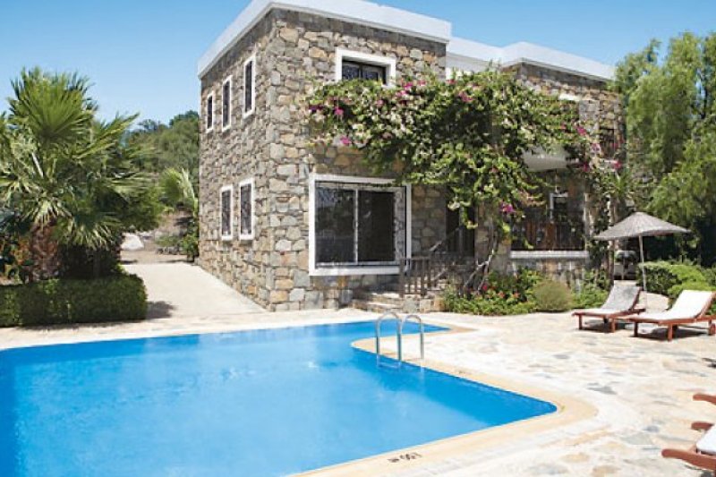 Stone Villa with Private Pool for Rent in Bodrum Dereköy