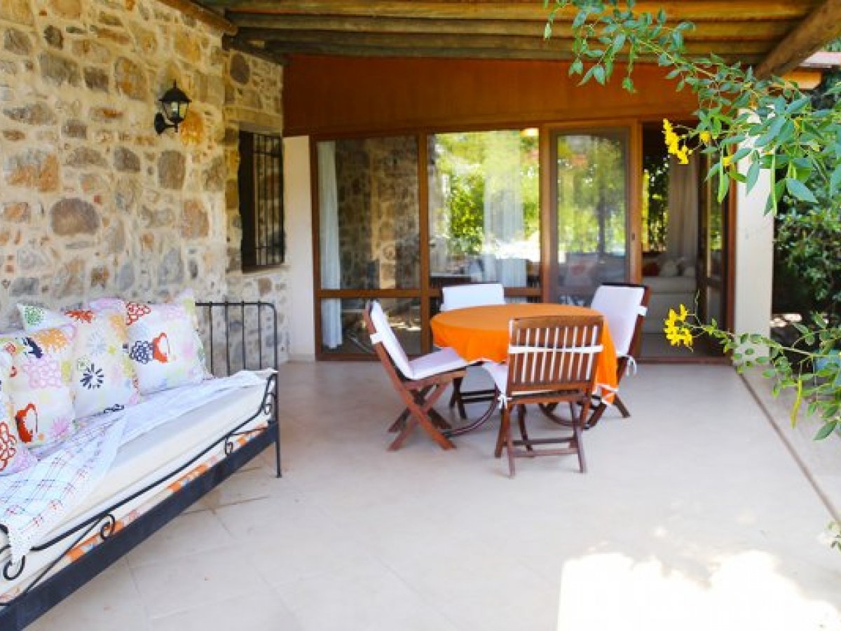 Stone Villa with Private Pool for Rent in Bodrum Bitez Area