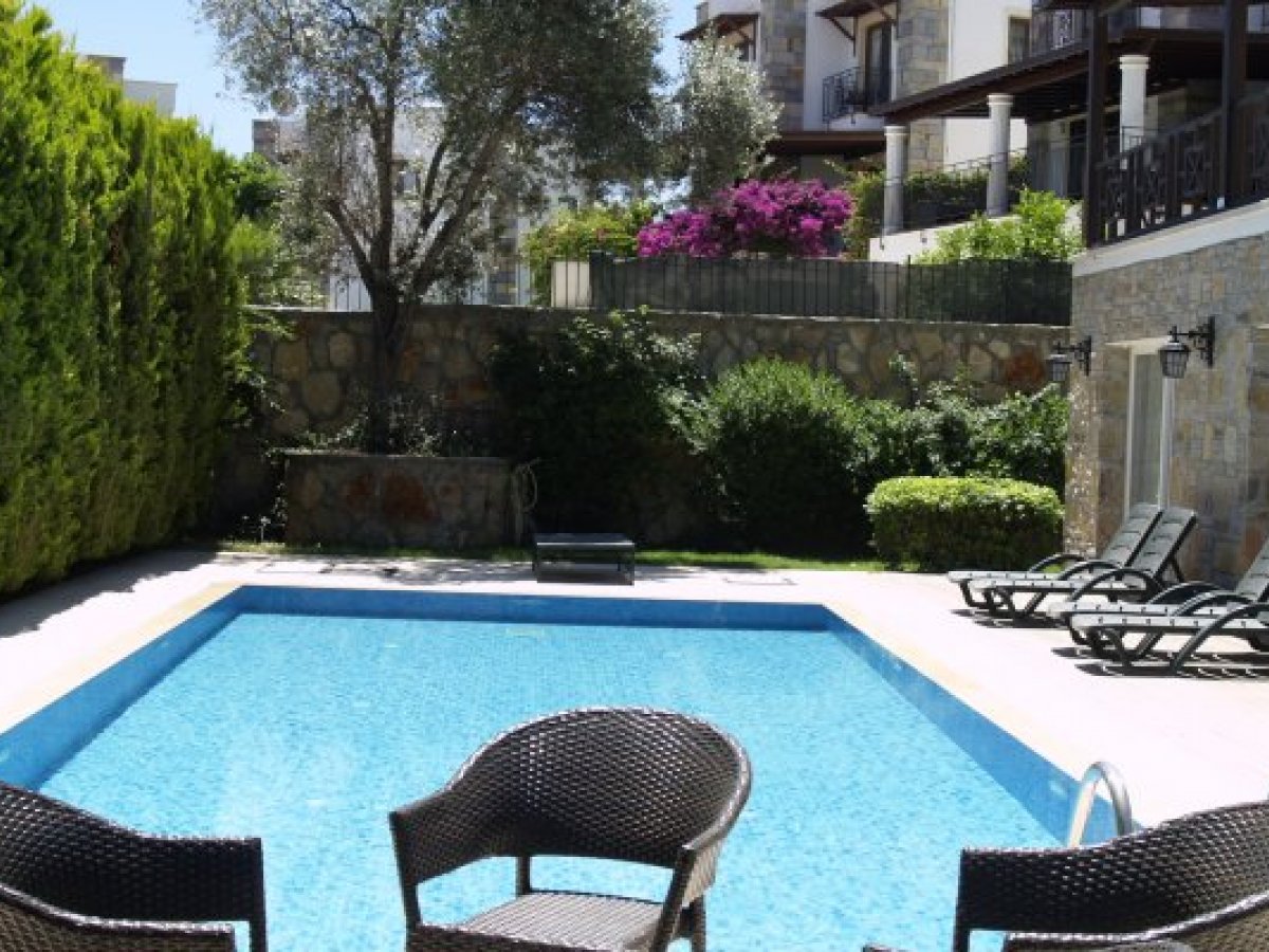 Bodrum Torba Sea And Nature View Villa With Private Pool And Garden