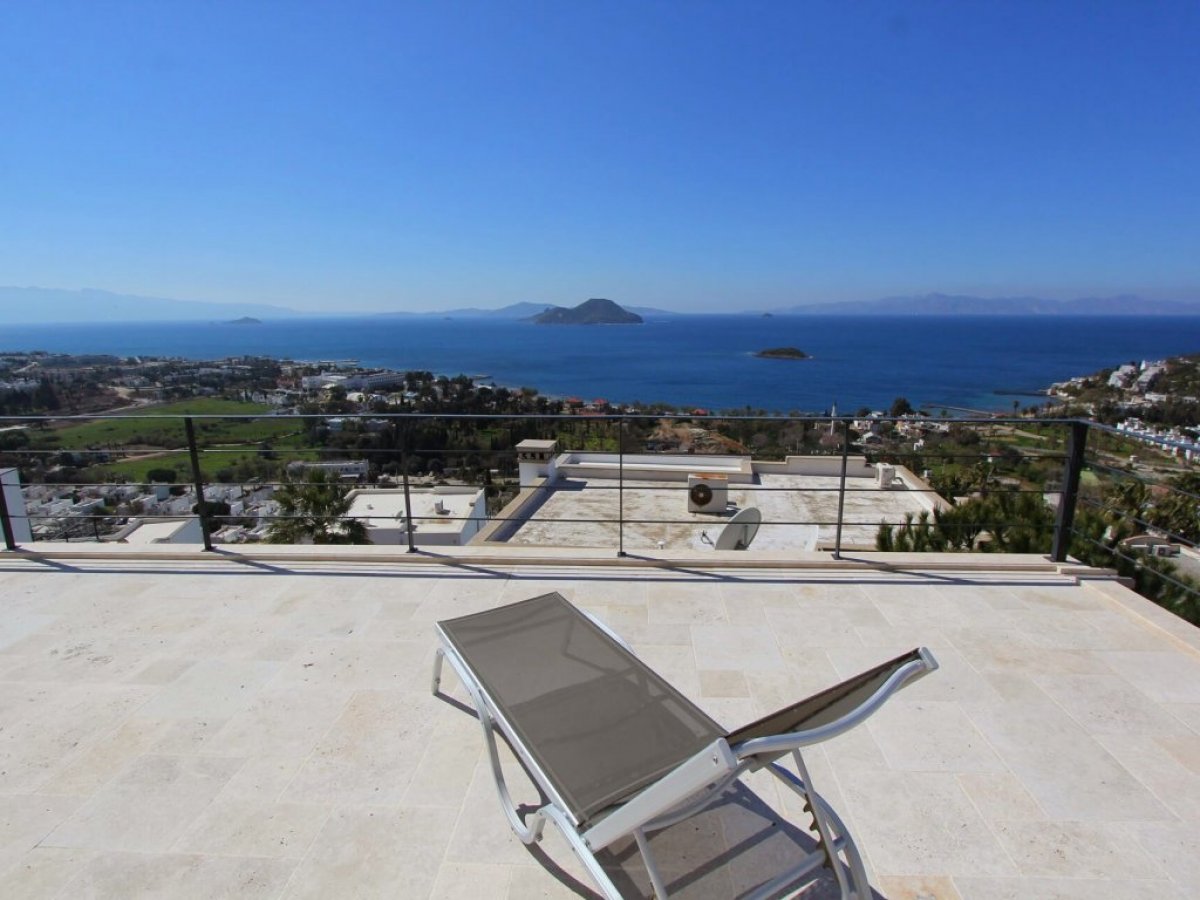 Bodrum Kadıkalesi Full Sea View Villa With Pool For Rent