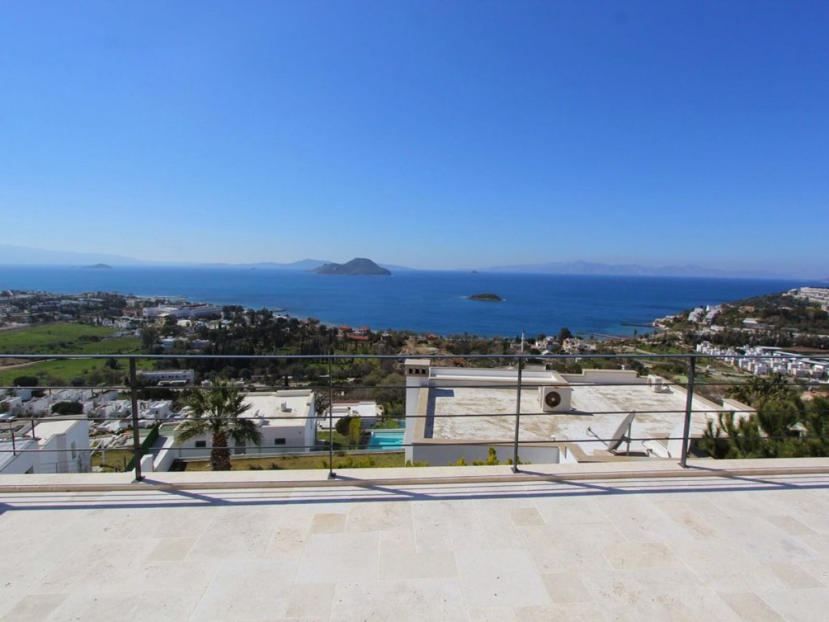 Bodrum Kadıkalesi Full Sea View Villa With Pool For Rent