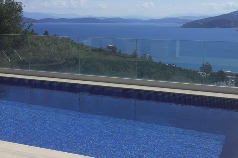 Villa with Private Pool with Stunning Sea View in Torba