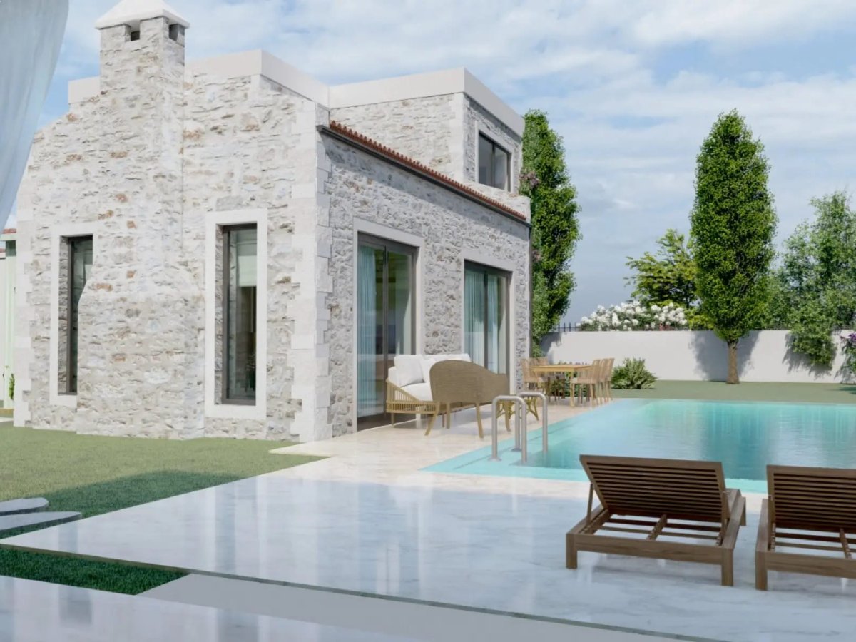 Bodrum Ortakent Yahşide 3 Odalı Özel Havuzlu Yazlık Villa