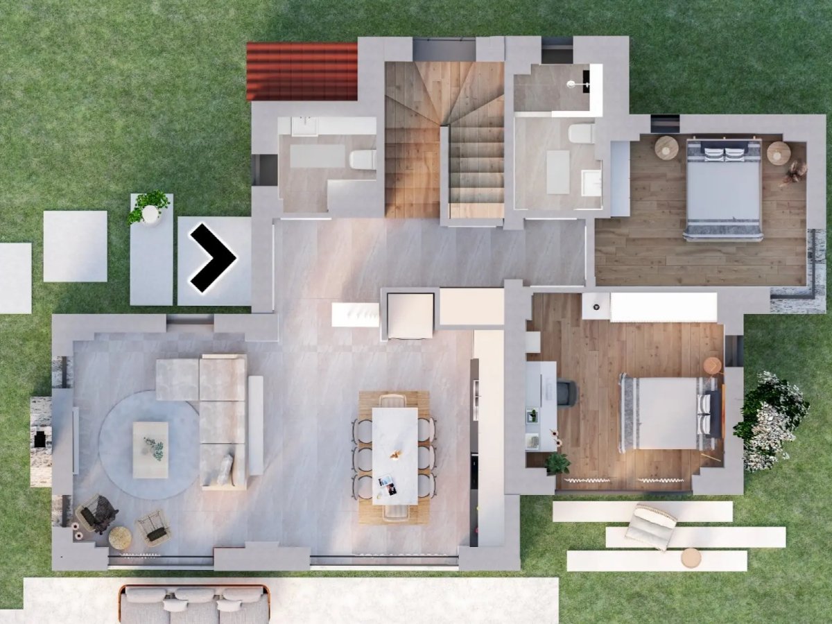 Bodrum Ortakent Yahşide 4 Odalı Özel Havuzlu Yazlık Villa