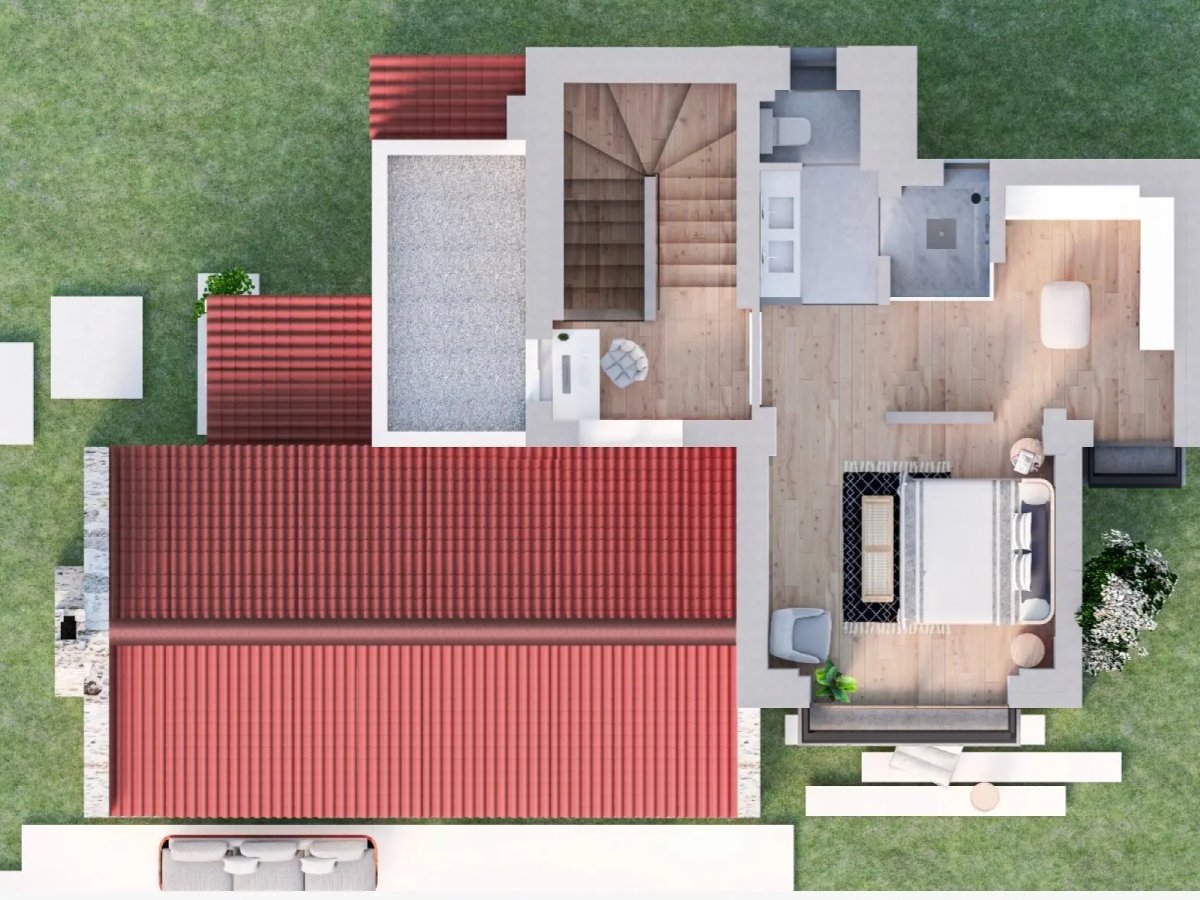 Bodrum Ortakent Yahşide 4 Odalı Özel Havuzlu Yazlık Villa