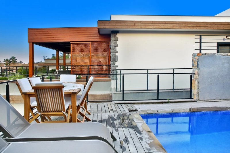 Bodrum Bağlada 3 Odalı Özel Havuzlu Villa