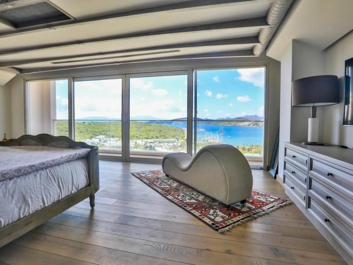 Bodrum Gümbette 4 Odalı Deniz Manzaralı Özel Havuzlu Villa Prime