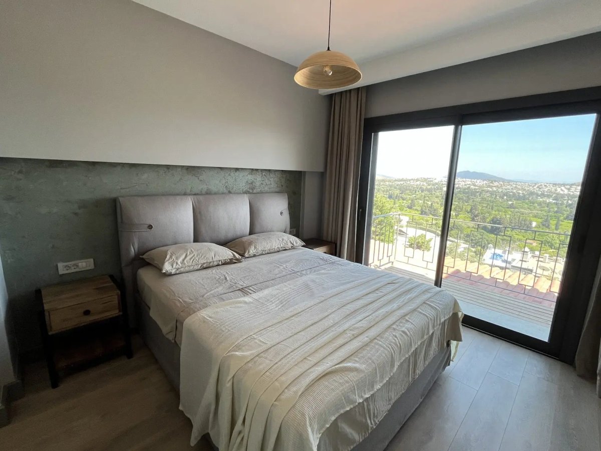 Bodrum Turgutreiste 5 Odalı Özel Havuzlu Deniz Manzaralı Villa Su