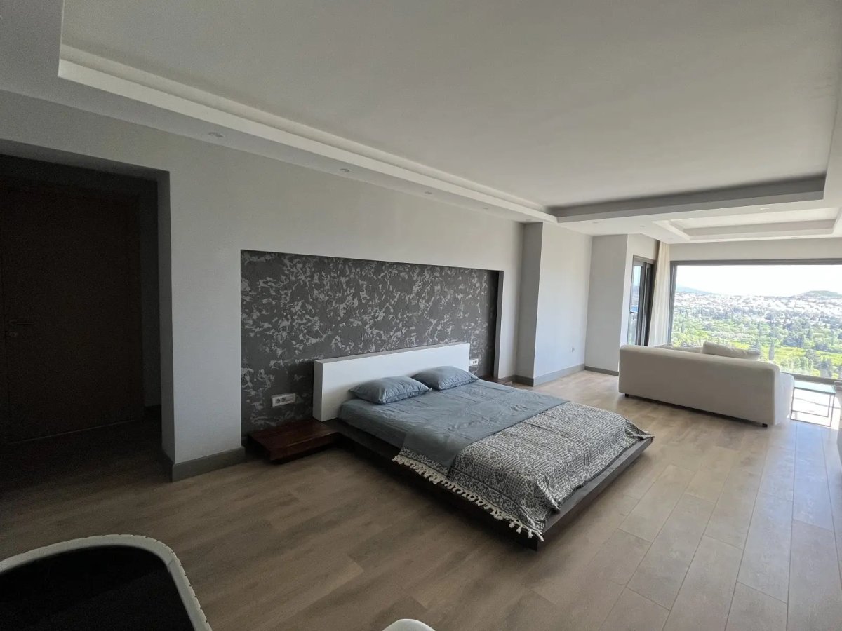 Bodrum Turgutreiste 5 Odalı Özel Havuzlu Deniz Manzaralı Villa Su