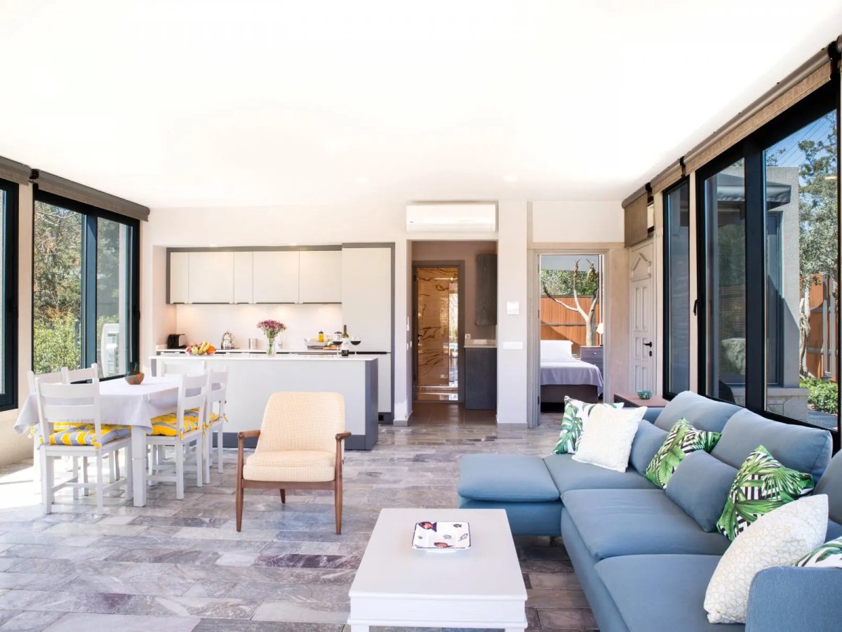 Bodrum Bitezde 2 Odalı Özel Havuzlu Müstakil Bahçeli Villa
