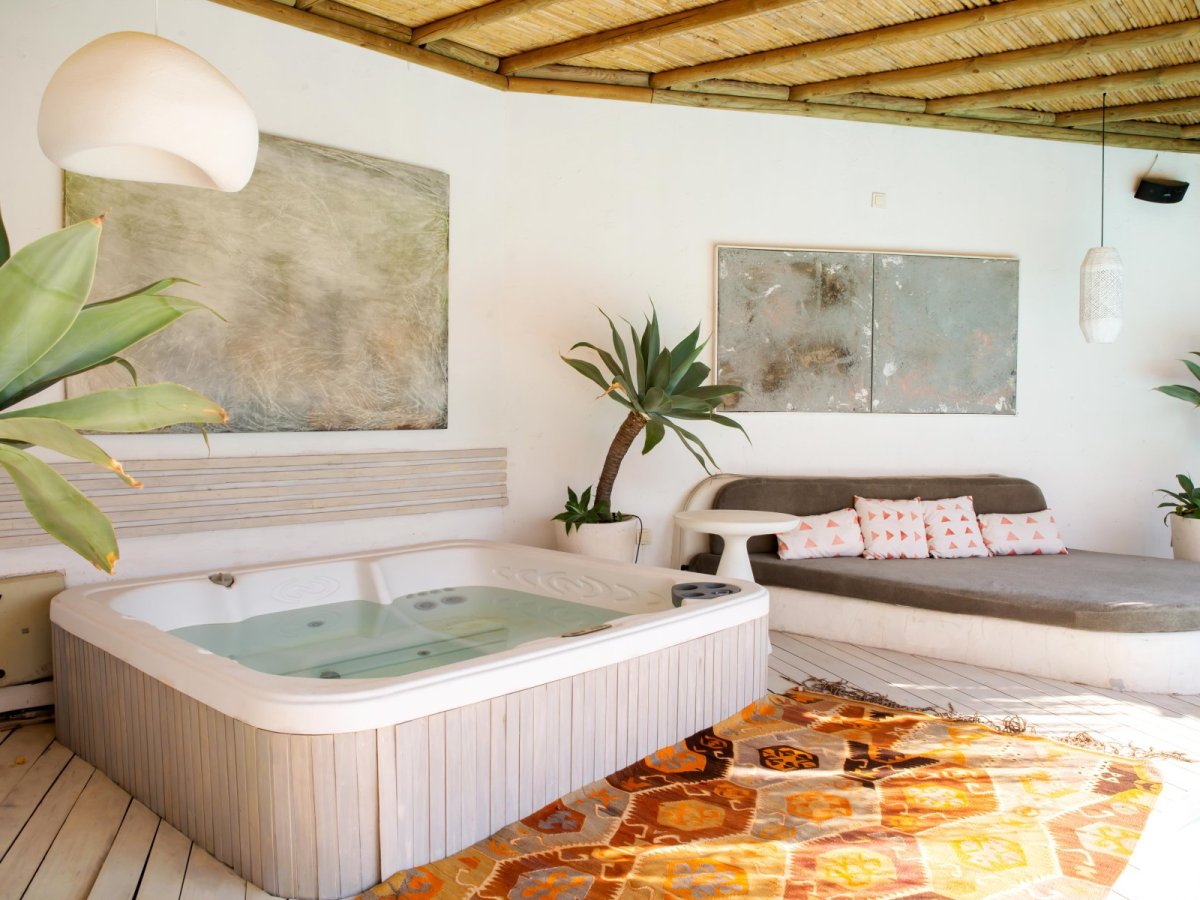 Bodrum Gümbet Deniz Manzaralı 3 Yatak Odalı Yazlık Villa Kiralık